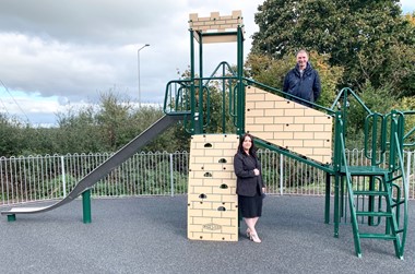 ‘Playing’ our part in a newly installed children's play facility in Apley